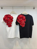 Neploe Advanced Fresh Loose Literary Shirt Women All-match Soft Simple Commuter Blouses 3D Flower Korea Chic Literary New Blusas