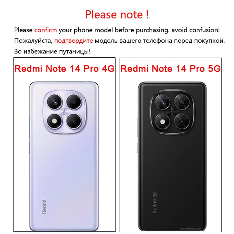 For Xiaomi Redmi Note 14 Pro Case Silicone Matte Rubber Protective Case Redmi Note 14 Pro Cover Anti-drop Case Redmi Note 14 Pro