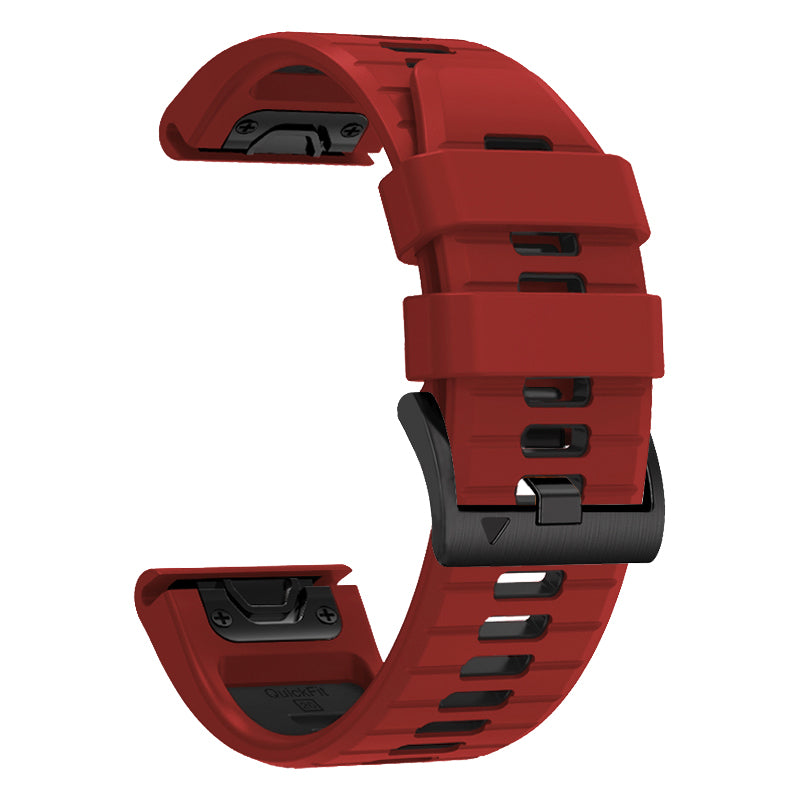 QuickFit 26mm 22mm Strap For Garmin Fenix 7X 7 6/TACTIX DELTA/Instinct 2X/Descent Mk2 Mk2i G1/MARQ/Enduro 2 Silicone Watch Band