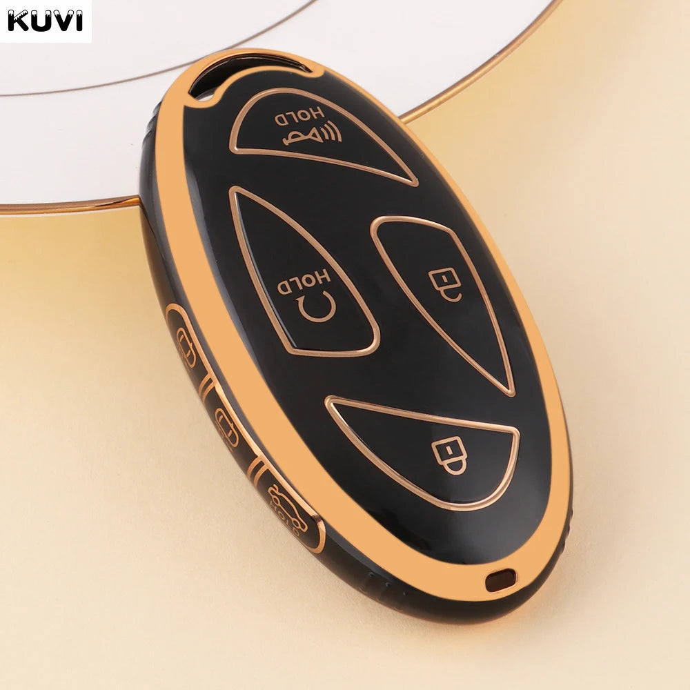 Fashion TPU 5 7 Buttons Car Key Case Cover Shell For Xiandai IONIQ 6 New Grand Prix GN7 Kona Protector Fob Bag Accessories