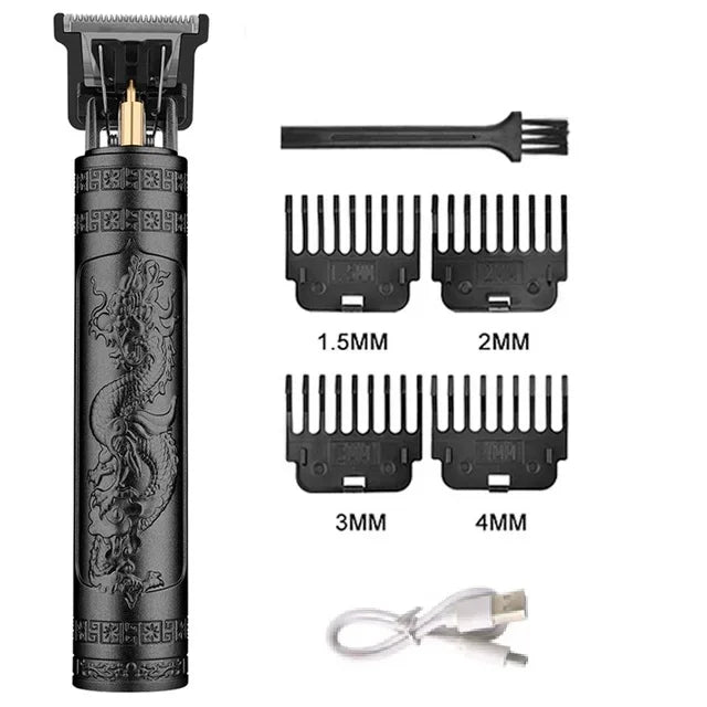 Professional Hair Cutting Machine Vintage T9 Hair Clipper Cutting Machine For Men Shaver Trimmer Rechargeable Carving Mark Razor