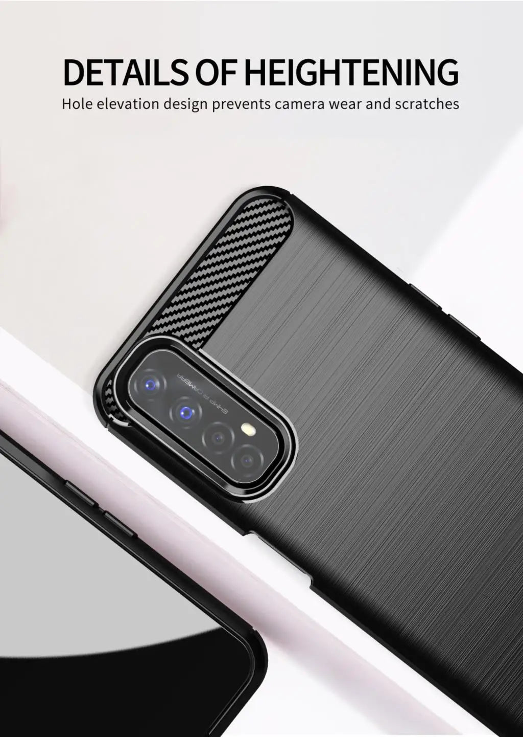 For Realme 7 Narzo 20 30 Pro Coque Silicone Shockproof Half-wrapped Back Cover For OPPO Realme 6 6S 7 8 Pro 7i C11 C17  C20 C21