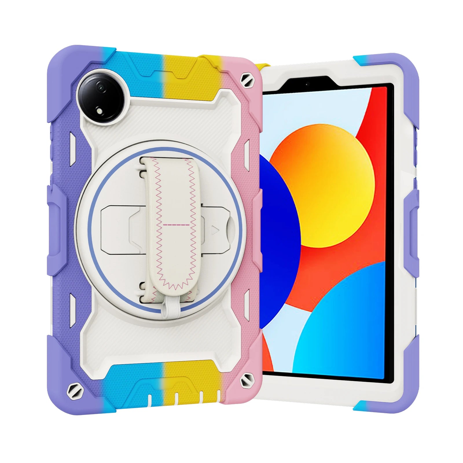 For Xiaomi Redmi Pad 2 11 2025 SE Mini 8.7 Pro 12.1 SE 11 10.61 Xiaomi MiPad 7 11.2 5 6 Pro 12.4 inch 360 Rotating Armor Case