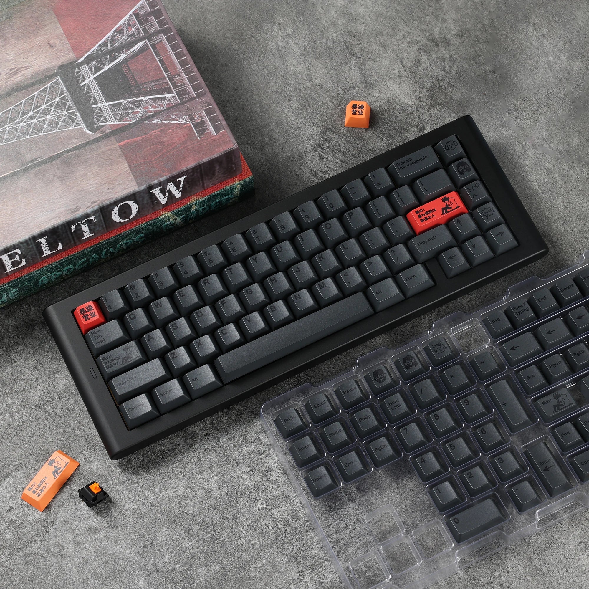 FBB BAOZAOYINGYE Cherry Profile Keycaps set