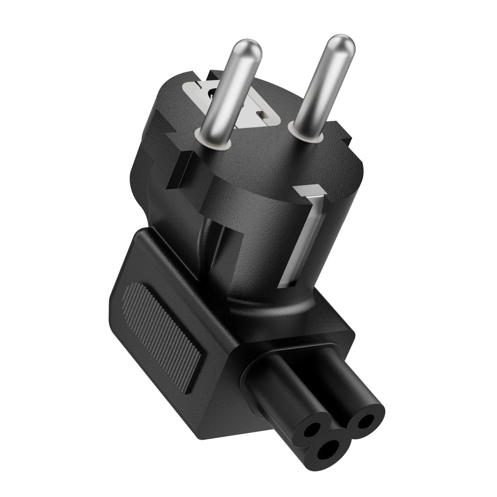 EU Power Cable plug adapter EU PLug to IEC320 C5 Clover Leaf adapter plug CEE 7/16 to C5 CEE 7/7 EURO SCHUKO to -IEC5