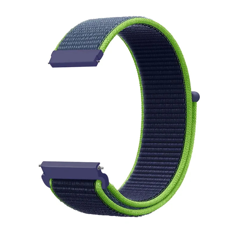 20mm Nylon loop 22mm Band For Samsung Galaxy Watch 6/5/pro/4/Classic/active 2 43-47-40-44mm sport bracelet huawei gt 2/e/3 strap