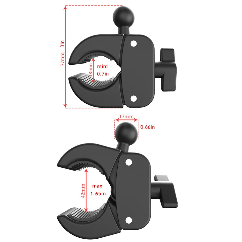 Handlebar Tablet Clamp Mount for 4.7 to 13 inch Motorcycle Bicycle Scooter Clip Phone Holder for iPad 12.9 S8 S7 Fe Plus Stand