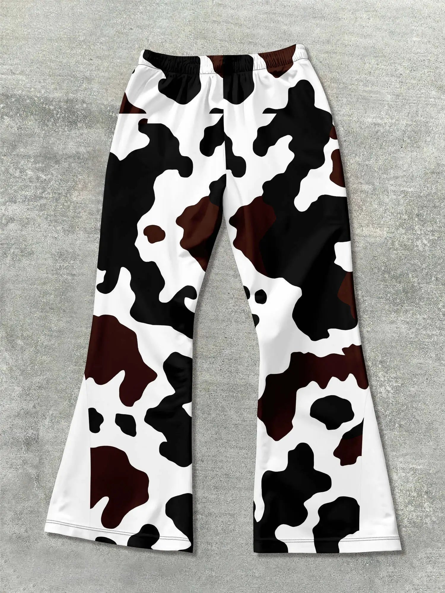 Y2k Flared Pants Men Loose 3D Print Trousers Casual Sweatpants Mid Waist Sporty Female Clothes Streetwear Hip Hop Vintage Pants
