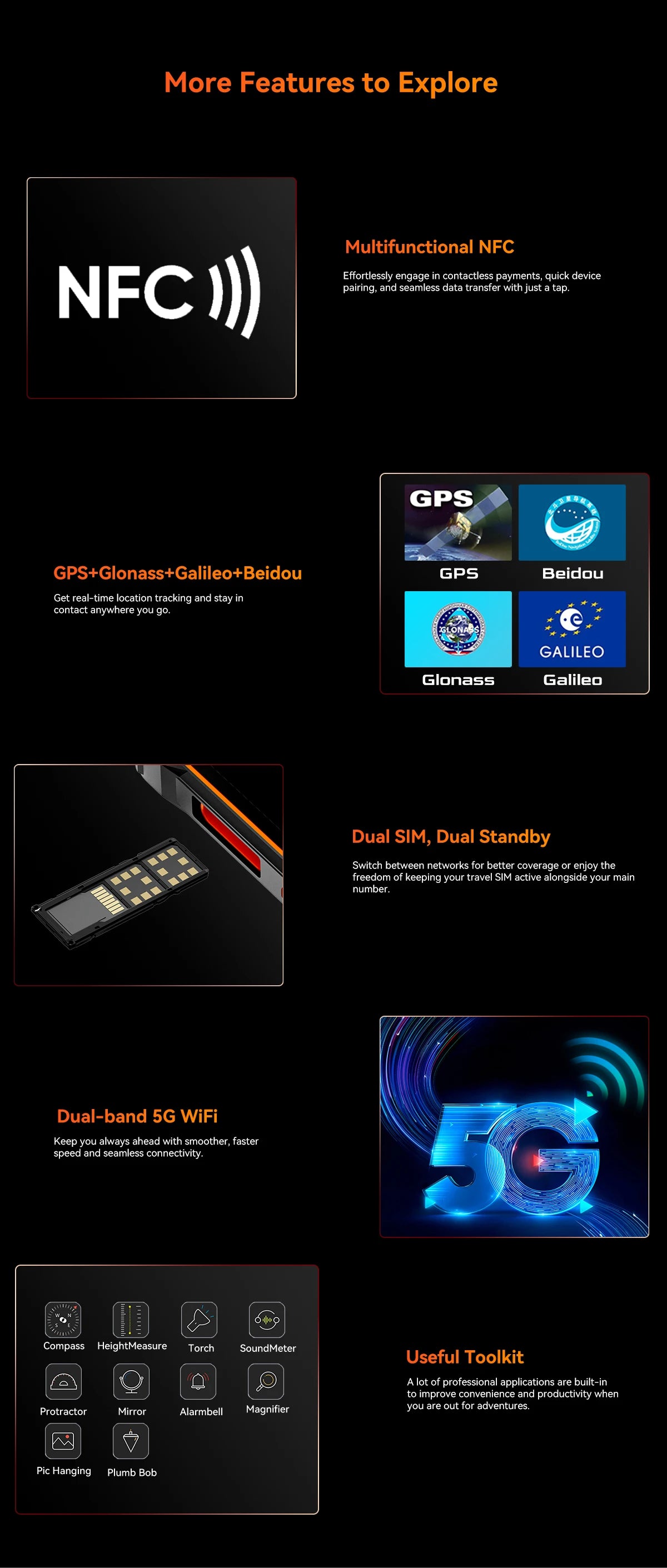 Blackview MARINE 2 Rugged Smartphone 6.56-inch HD+ IPS 90Hz Display 11000mAh 8GB 128GB Android 15 NFC 16MP Camera Cellphone