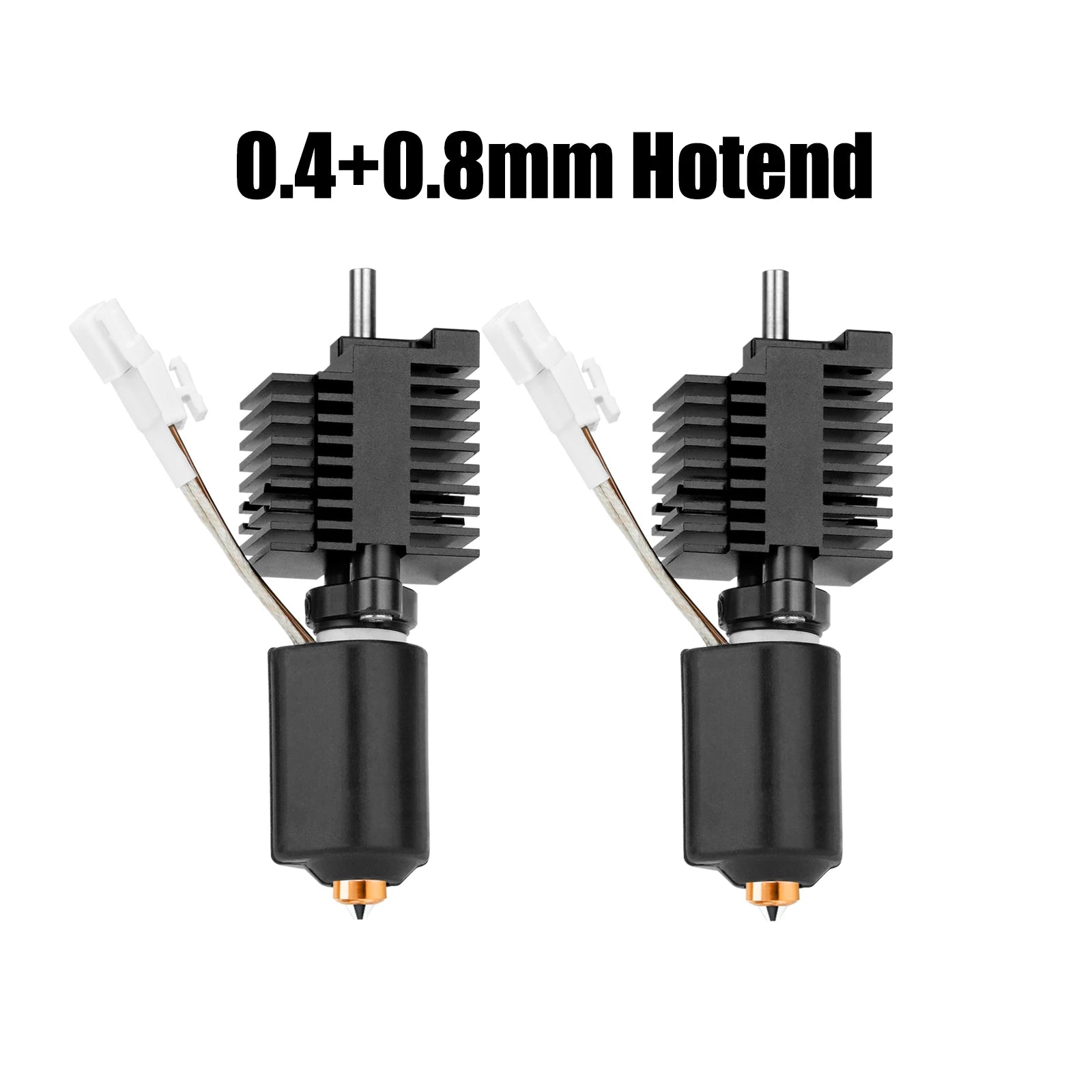 For Creality K2 Plus Hotend Ceramic Heating Block Kit 0.4mm All-metal Integrated Quick swap Nozzle 350°C for Creality K2P Combo