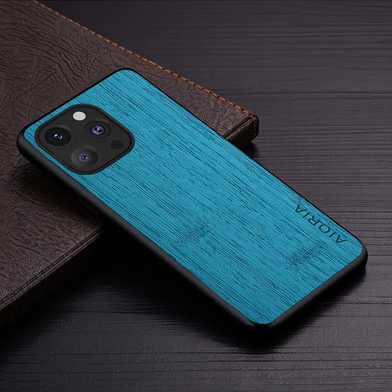 Case for iPhone 15 14 13 12 11 Pro Max Plus Mini 5G bamboo wood pattern Leather cover Luxury coque for iPhone 15 pro max case