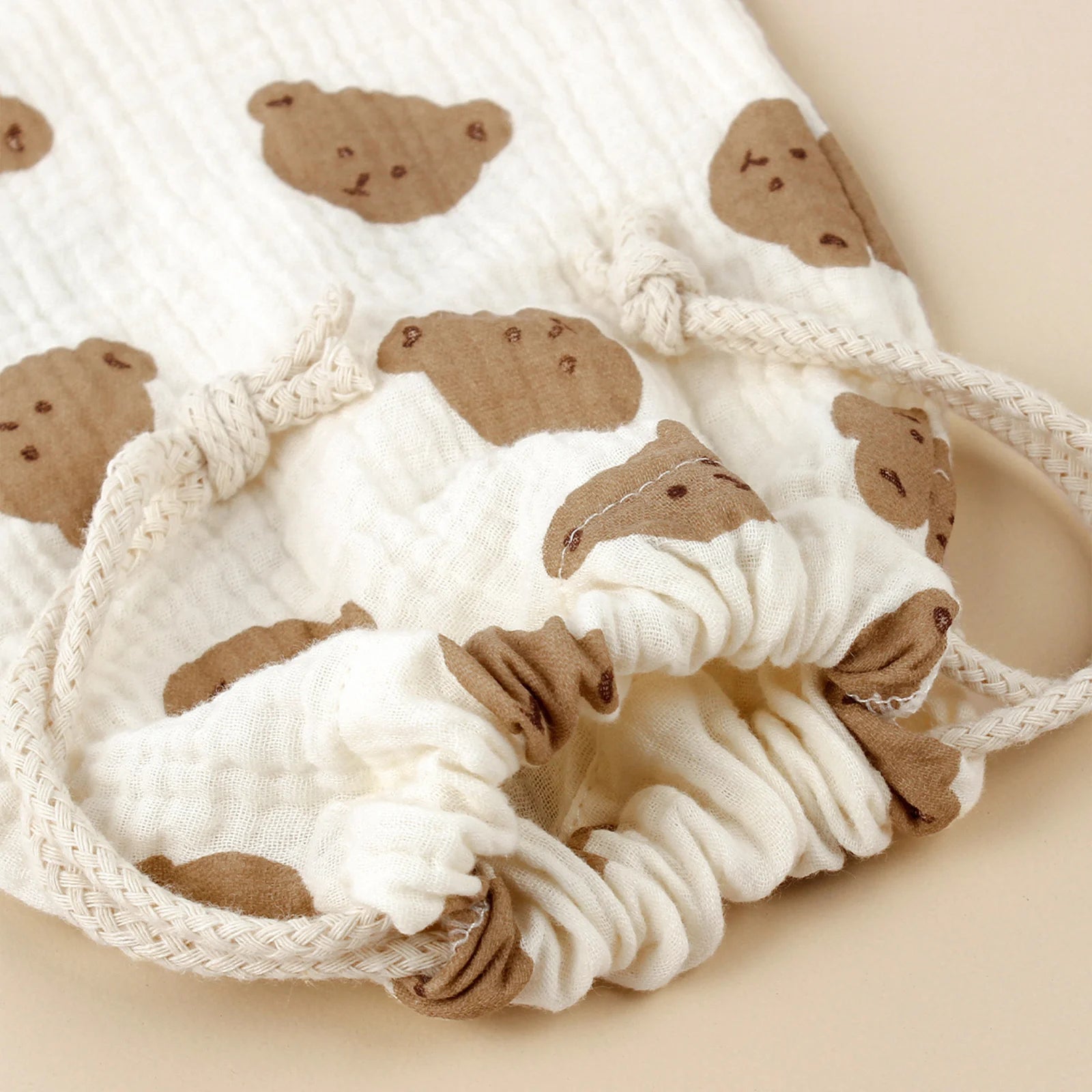 Print Baby Stroller Outing Items Storage Bag Cotton Drawstring Dustproof Stroage Bag Toddler Diaper Bag Multifunction Mommy bag