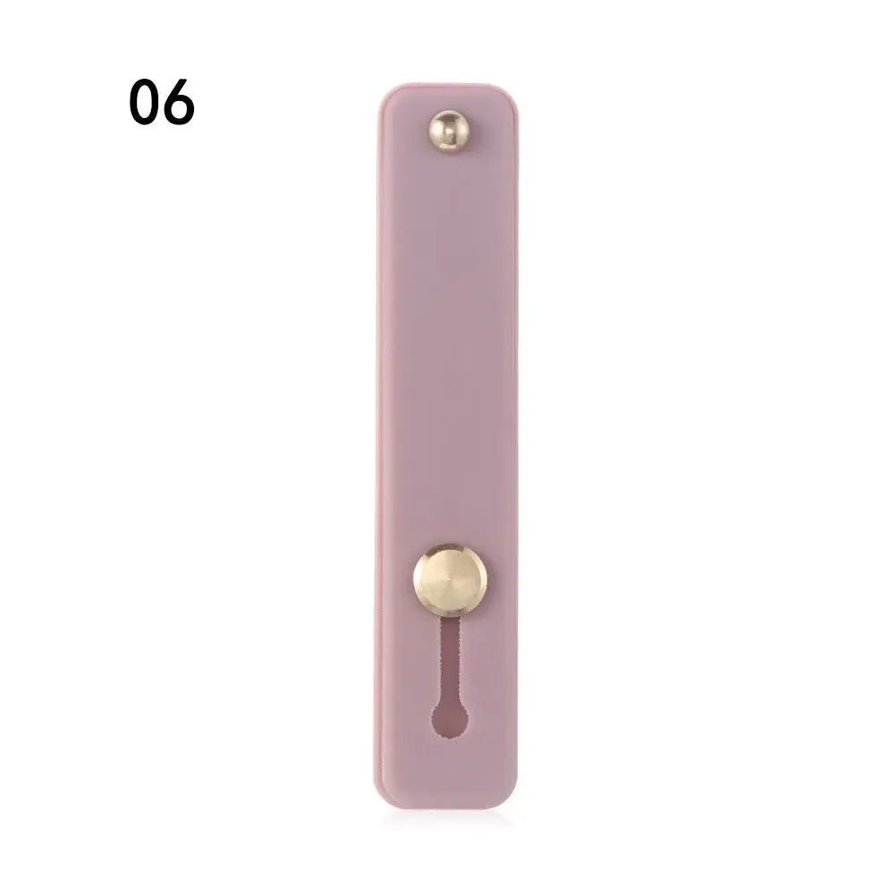 Fashion Phone Holder  Silicone Phone Hand Band Holder Finger Ring Push Pull Grip Stand Candy Color Bracket