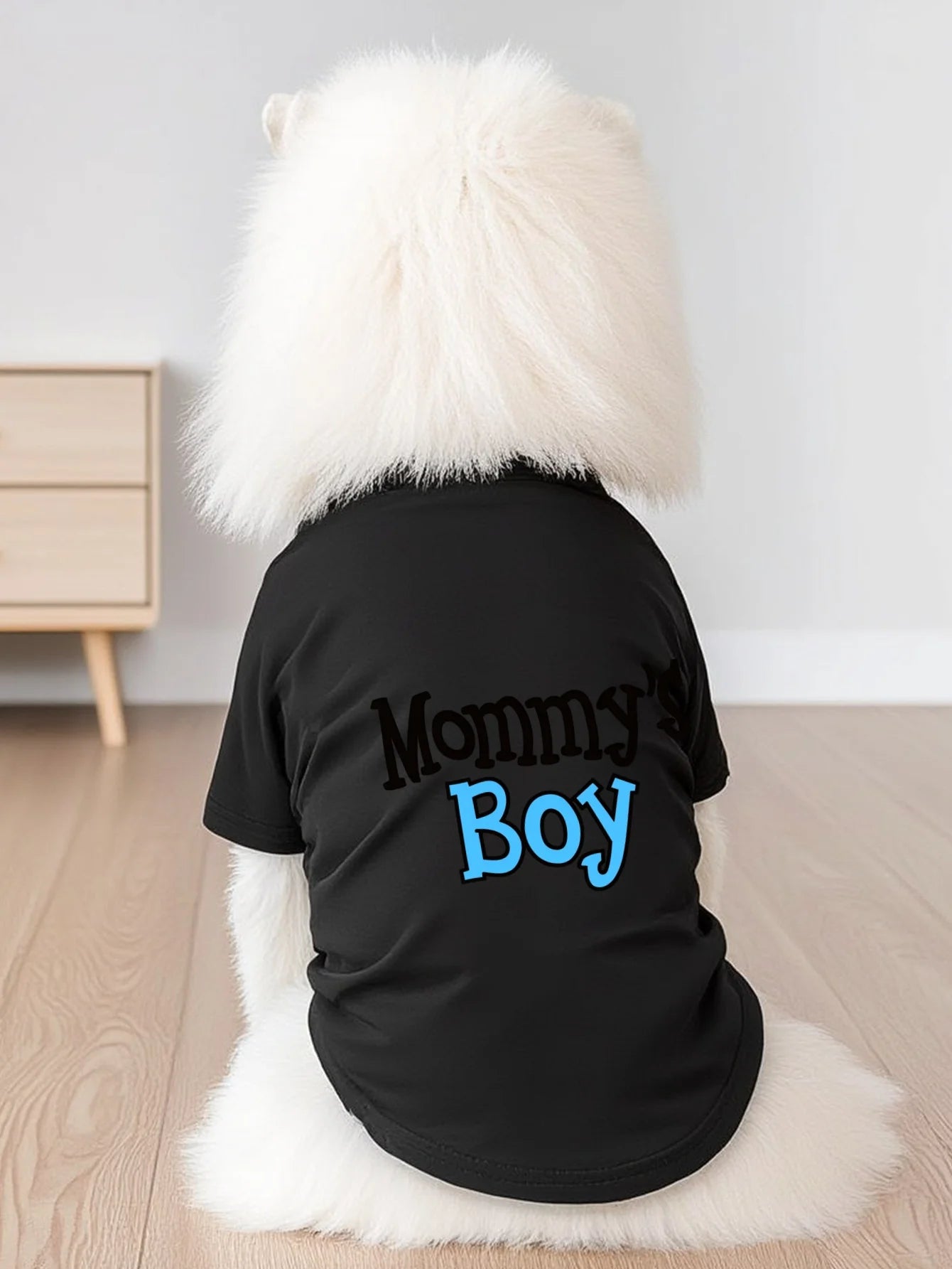 Funny "Mommy's Boy" "Daddy's Girl" Pet T-Shirt Summer Dog Clothes for Small Medium Dogs Cats Cute Letter Print Puppy Vest