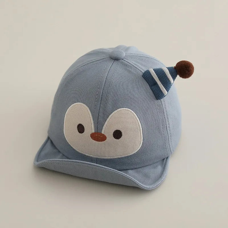 Baby Hat Spring Summer Sun Cap 48-50cm 6-24 Months Cute Duckbill Girls Boys Cap Toddler Infant Thin Sunscreen Baseball Kids Cap