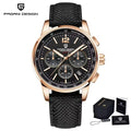 PAGANI DESIGN 2025 New Luxury Fashion Casual Men Quartz Watches VK63 100M Water Resistant Sapphire Glass Stainless Steel Watches