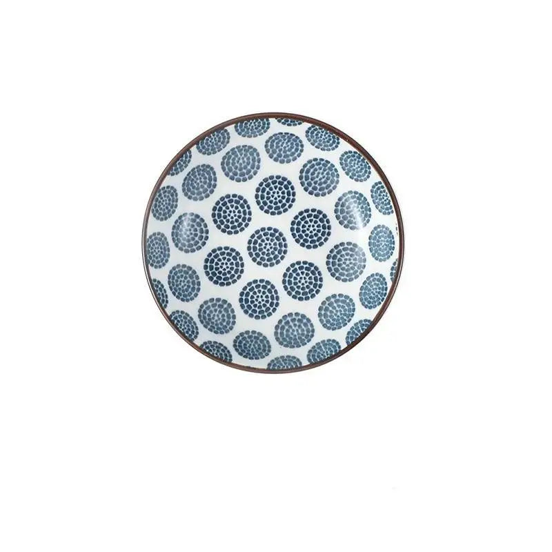 【HGPA】Ceramic Condiment Dishes, Bohemian Style Plates, Sauce Dishes, Suitable For Kitchens, Restaurants, Sushi Shops