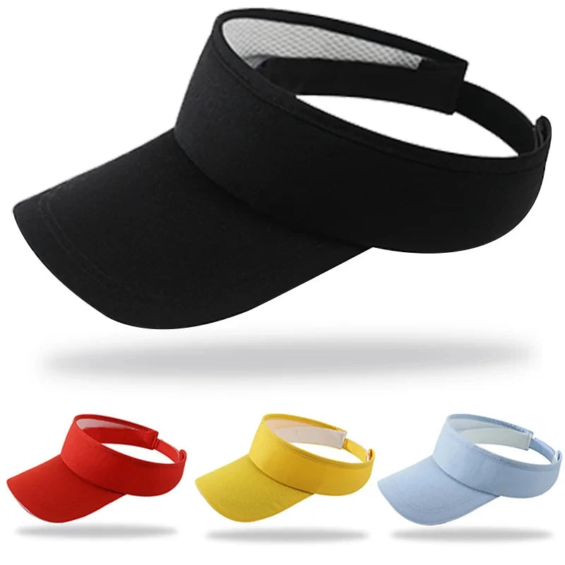 Summer Visors Denim Women Outdoor Sports Sun Baseball Cap Hat Golf Hiking Tennis Running Man Sunscreen Caps Autumn Red Wholesale