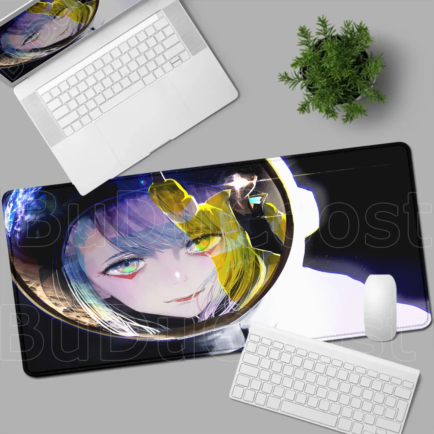 HD Printing New Wallpaper C_cyberpunk E_edgerunners Mouse Pad Non-slip Mousepad Computer Gamer LockEdge Desk Mat PC Keyboard Mat