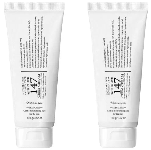 147 Skin Care Cream - Gentle Moisturizing & Firming with Hyaluronic Acid, Aloe Vera & Ceramides for All Skin Types