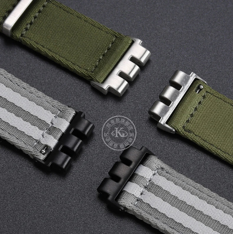 17mm 19mm 21mm Nylon WatchBand For SWATCH YVS420 YVS454 YVS451 YVS400 YVB404 Watch Strap Soft Canvas Watch Chain Men Women