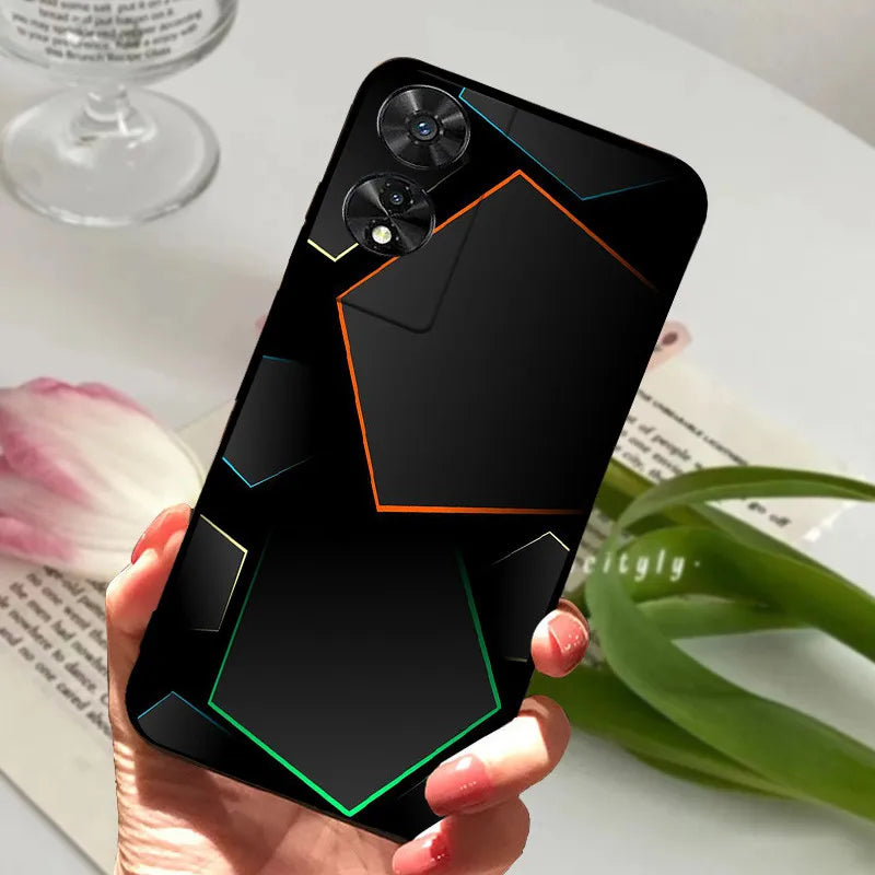 For TCL 505 Case TCL 50 SE / 50 5G Silicone Shockproof Soft Phone Cover for TCL 505 Case Funda Cute TPU Coque Protective Shell