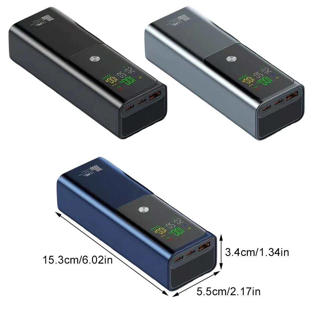 100W Portable Power Source Power Bank For Phone Fast Charging Universal 20000mAh External Power Bank for Iphone Xiaomi
