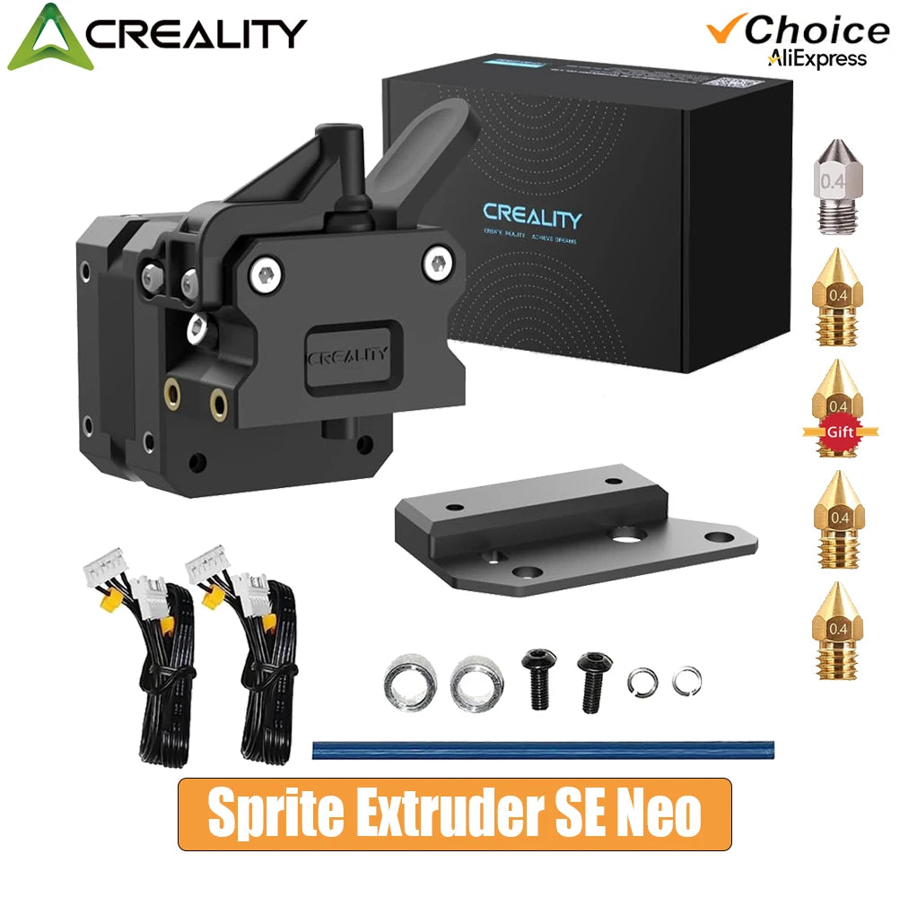 Creality Ender 3 Sprite Direct Drive  3D Printers Extruder Upgrades Kit with Dual Gear, High Torque for Ender 3 /Neo Series ﻿