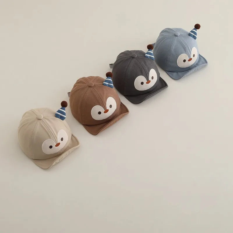 Baby Hat Spring Summer Sun Cap 48-50cm 6-24 Months Cute Duckbill Girls Boys Cap Toddler Infant Thin Sunscreen Baseball Kids Cap