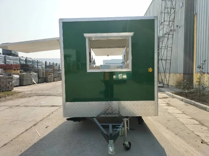 Cheap Mobile Kitchen Trailer Fully Equipped Food Truck Mini Food Cart For Coffee And Snacks Use