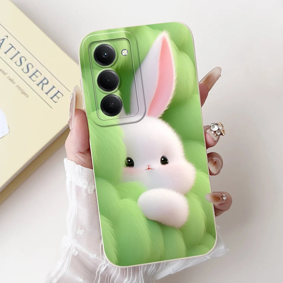 For Xiaomi Redmi 15 4G 5G Case Cute Panda Rabbit Cartoon Cover Shockproof Phone Case For Xiaomi Redmi 15 5G Redmi15 4G Soft Bags
