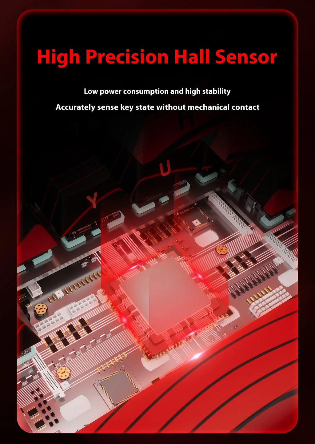MADLIONS MAD60HE MAD68HE Magnetic Switch Keyboard Wired Mechanical Keyboard 8000Hz 0.01mmRT Valorant Gaming Keyboard Custom