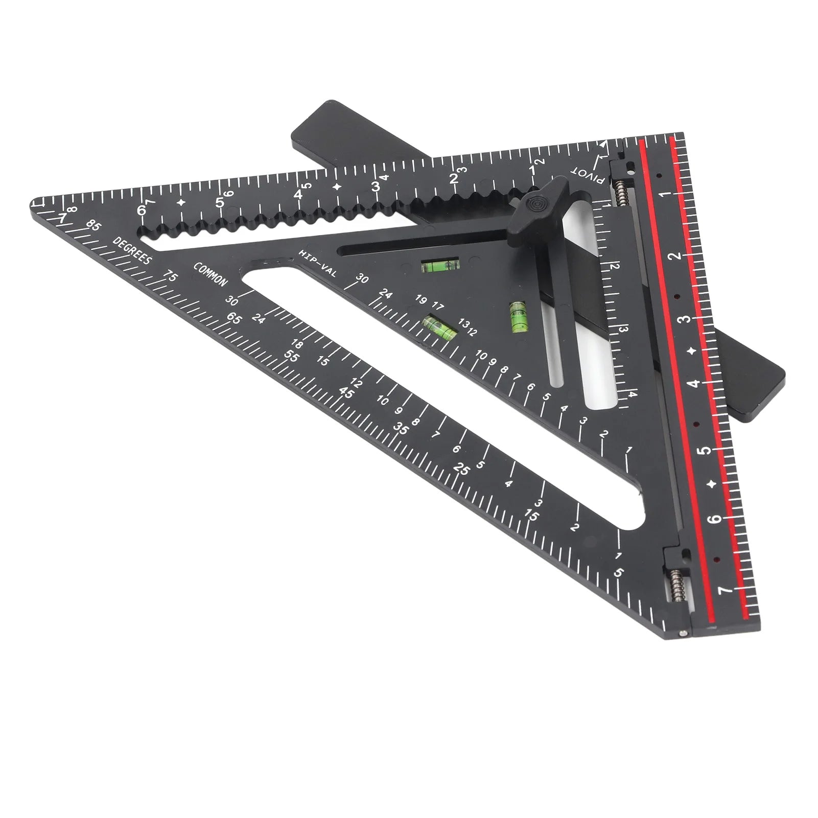 Triangle Ruler 90 Degree Clear Scales Carpenter  for Furniture Architectural Designs for Architects Designers Students
