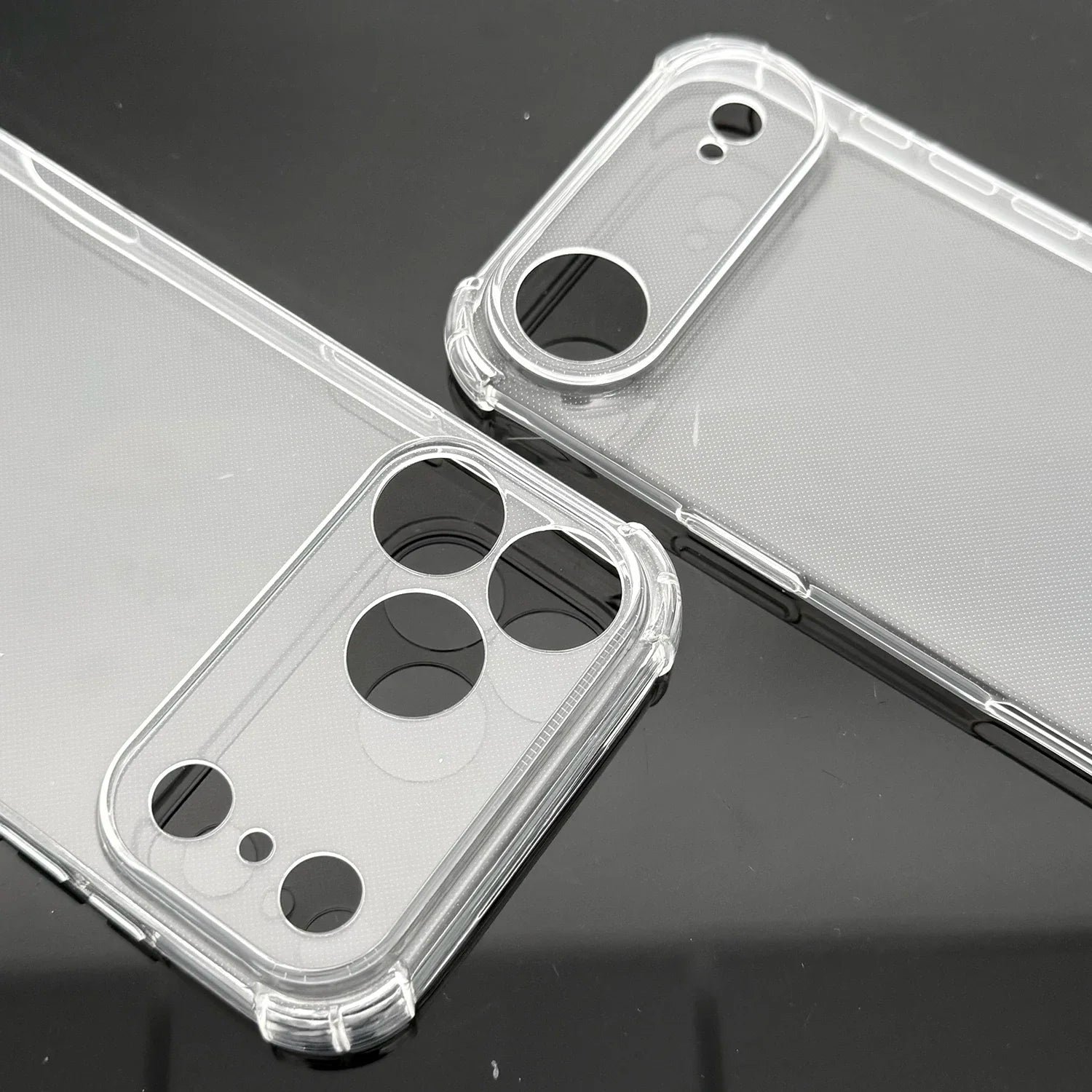 Clear Phone Case for iPhone 17/17 Air/17 Pro/17 ProMax Shockproof  Airbags Corner Anti Fall Bumper Protector Transparent Cover