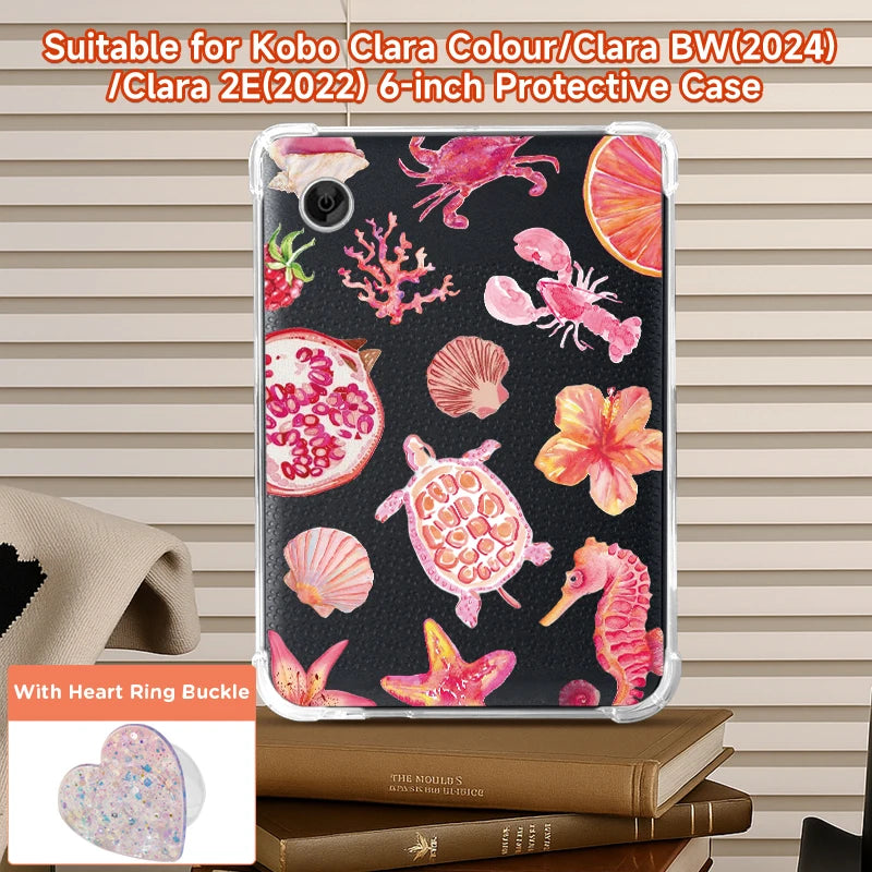 Ultra-thin, soft,scratch-resistant,and shockproof clear case,For Kindle 10/11/12,Paperwhite5,Kobo Clara Colour/BW,Libra Colour