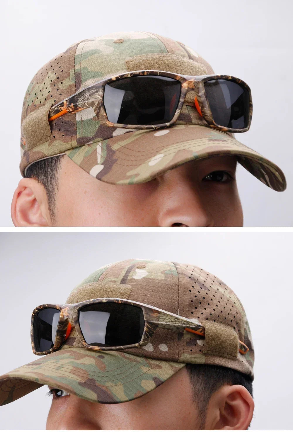 Sunscreen Hat Outdoor Camouflage Baseball Cap Breathable Sun Hats Sports Hunting Hiking Camping Cycling Beach Fishing Hat