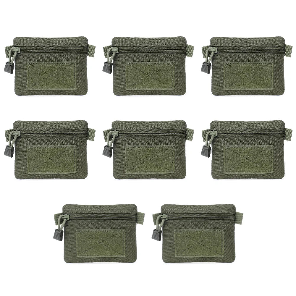 Outdoor Camping EDC Molle Wallet Waterproof Portable Travel Zipper Waist Pouch for Camping Hiking Hunting EDC Pouch