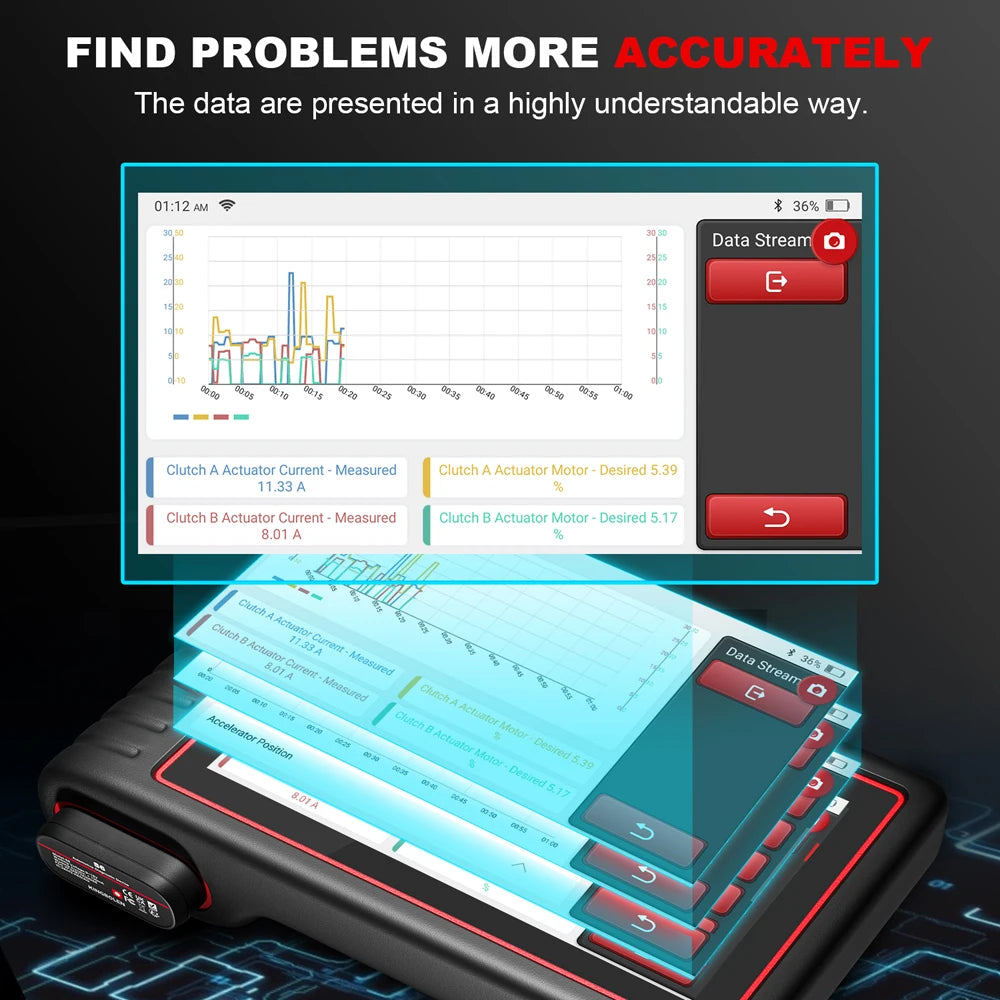 KINGBOLEN S6 OBD2 Scanner All System Car Diagnostic Tools 28 Service BMS/TPMS/ABS CANFD FCA AutoAuth Lifetime Free Update