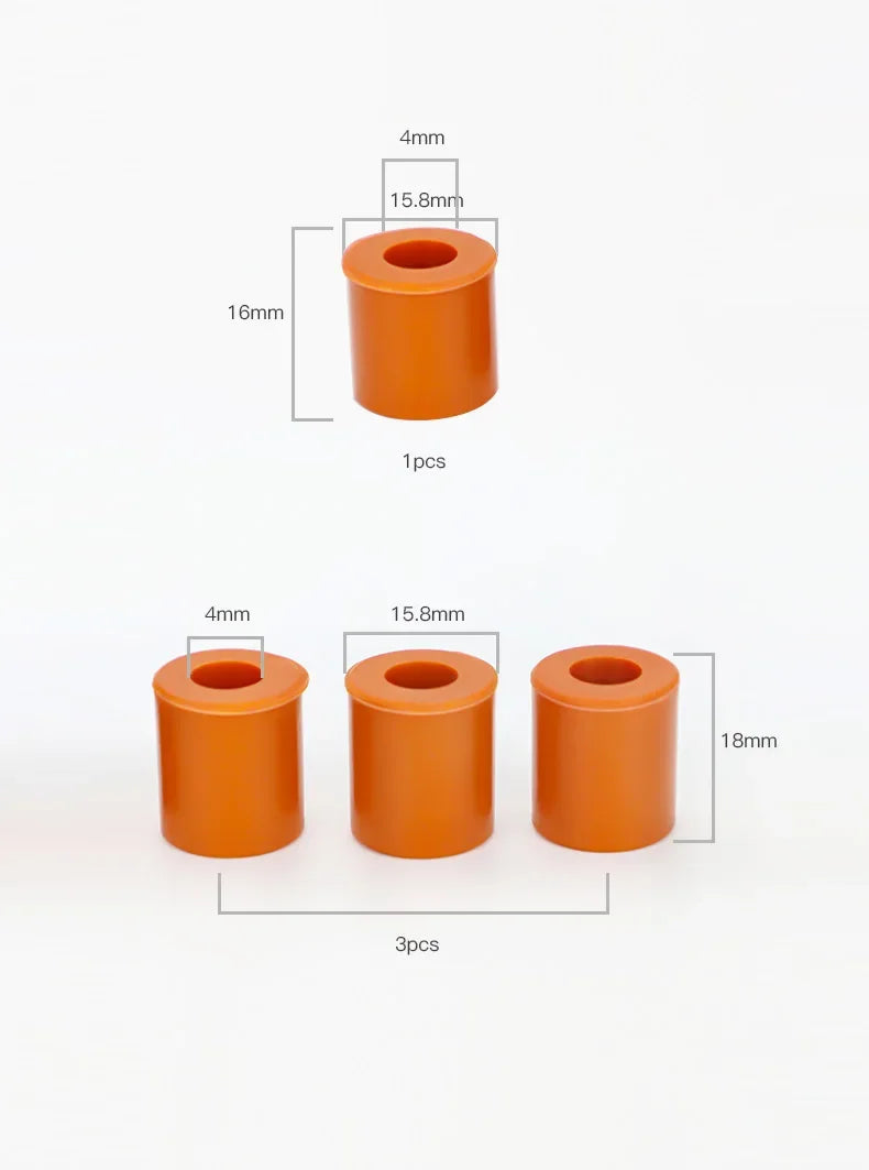 Creality Official 4pcs 3D Printer Silicone Solid Spacer High Temperature Hot Bed Leveling Column for CR10 Ender3 3d Priter Parts