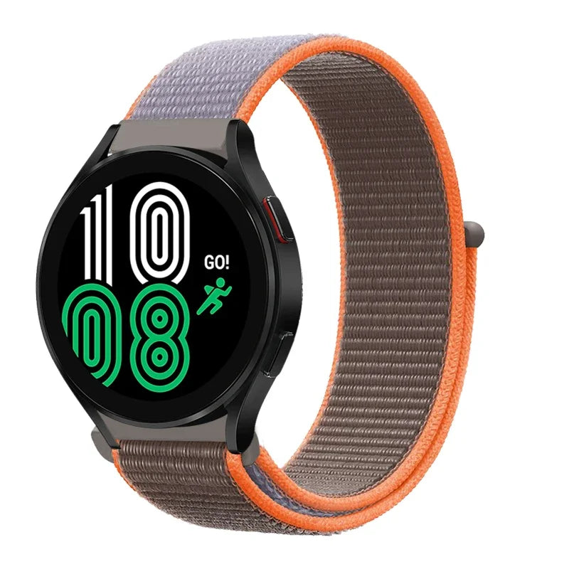 20mm Nylon loop 22mm Band For Samsung Galaxy Watch 6/5/pro/4/Classic/active 2 43-47-40-44mm sport bracelet huawei gt 2/e/3 strap