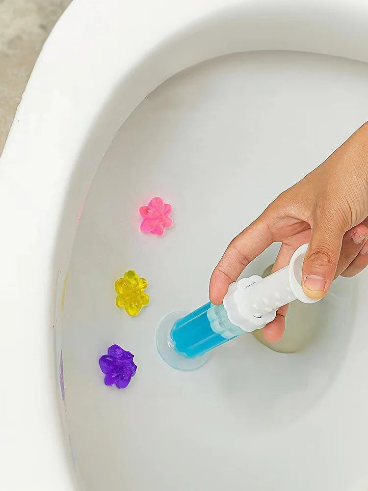 Toilet Flower Fragrance Bathroom Deodorizer, Bowl Cleaner Toilet Wand Refills, Cleaning Supplies, Toilet Cleaning Tools