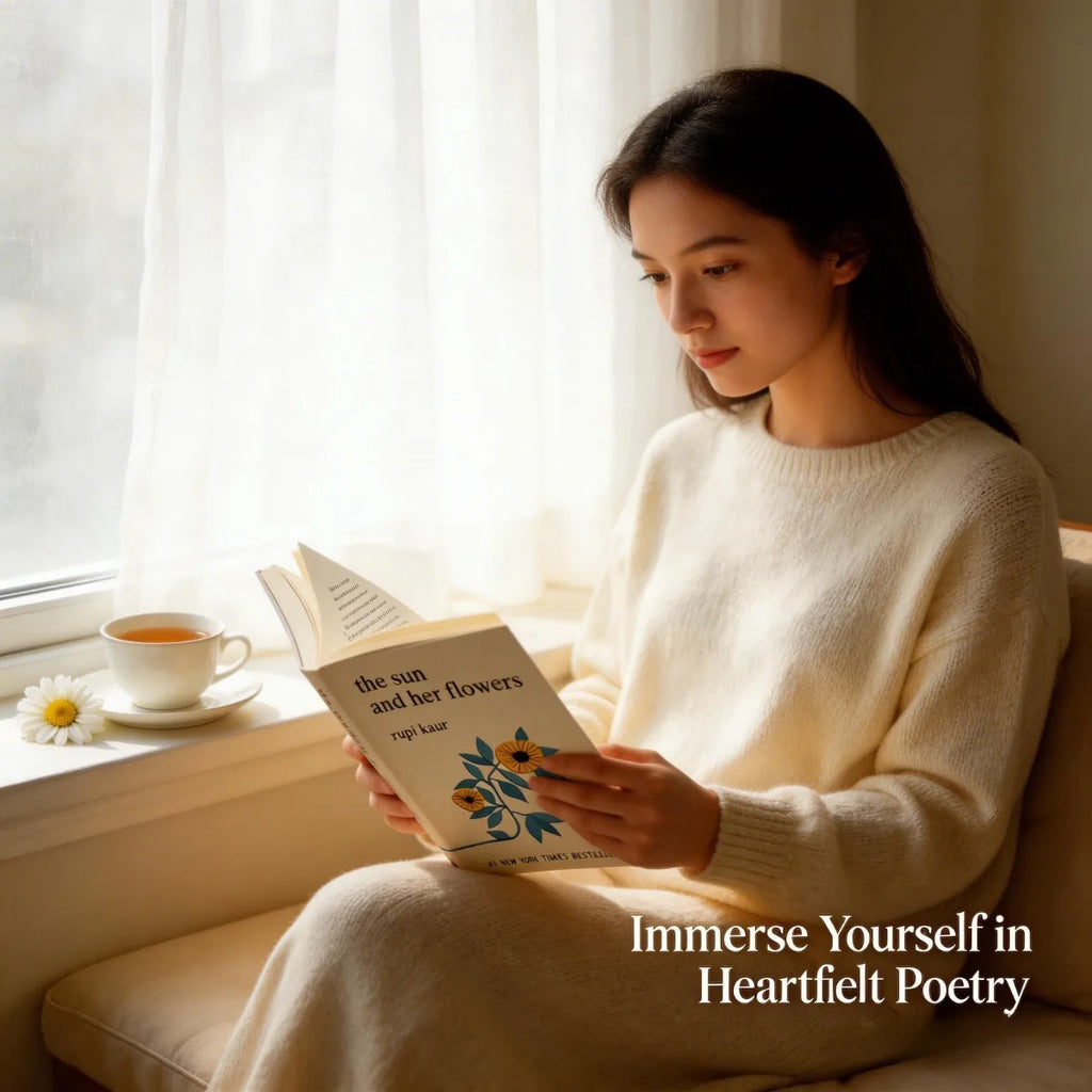 Rupi Kaur 2 Books Set: Milk and Honey & The Sun and Her Flowers | Bestselling English Poetry Collection