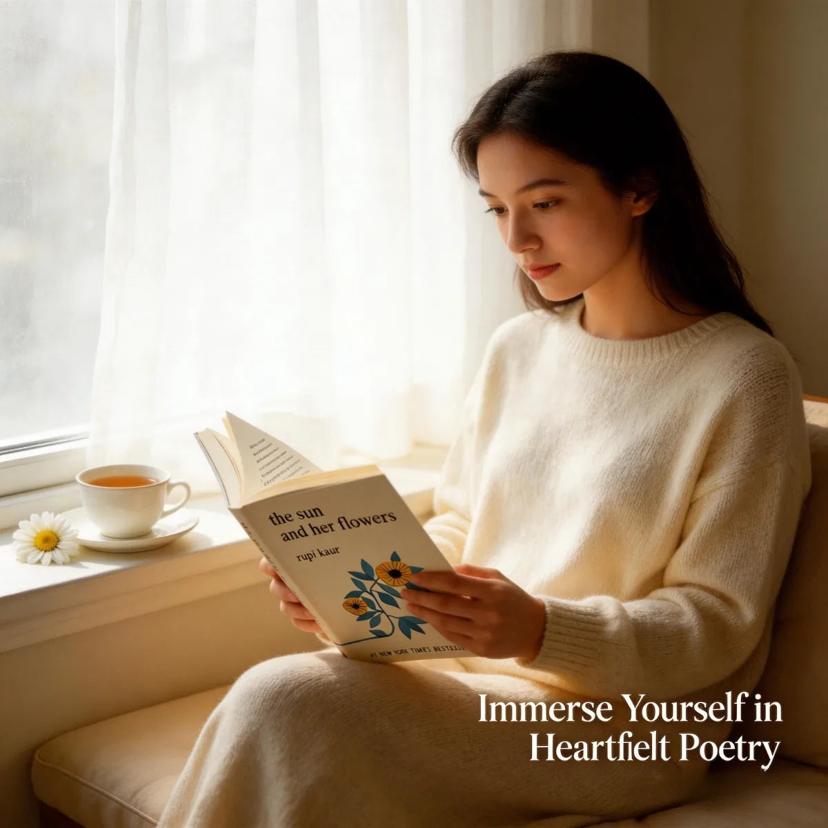 Rupi Kaur 2 Books Set: Milk and Honey & The Sun and Her Flowers | Bestselling English Poetry Collection