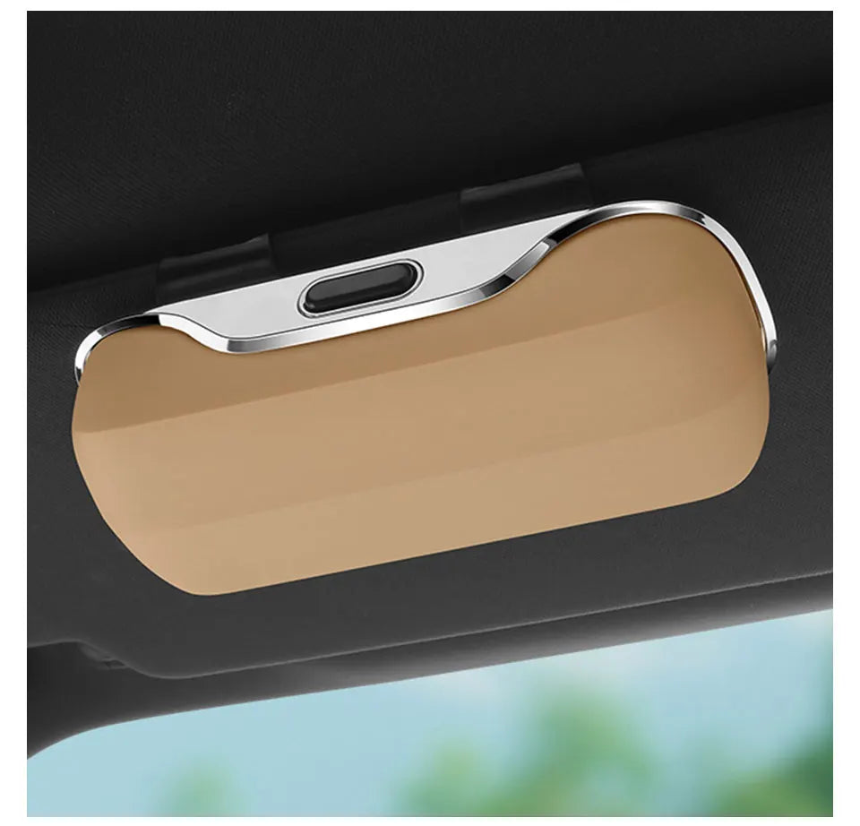 Portable Press Switch Car Glasses Box For Changan CS85 Oshan X7 CS35 PLUS UNIT UNIK CS55 CS95 Eyeglasse Case Sunglasses Holder
