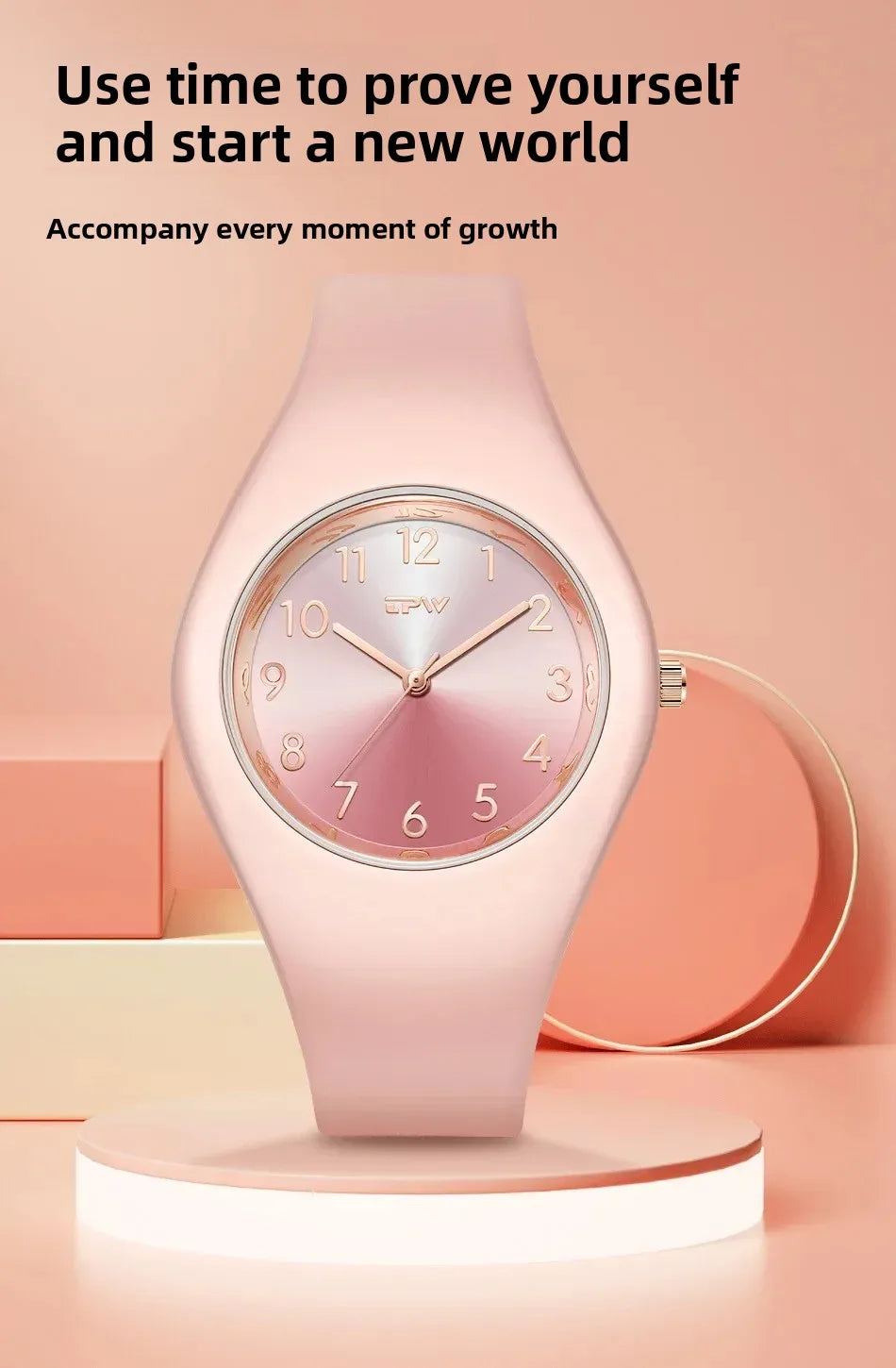 Ladies Fashion Watch Couple Quartz Watch Jelly Color Rubber Sports Clock Suitable for Women Men Starry Earth Rainbow Watch