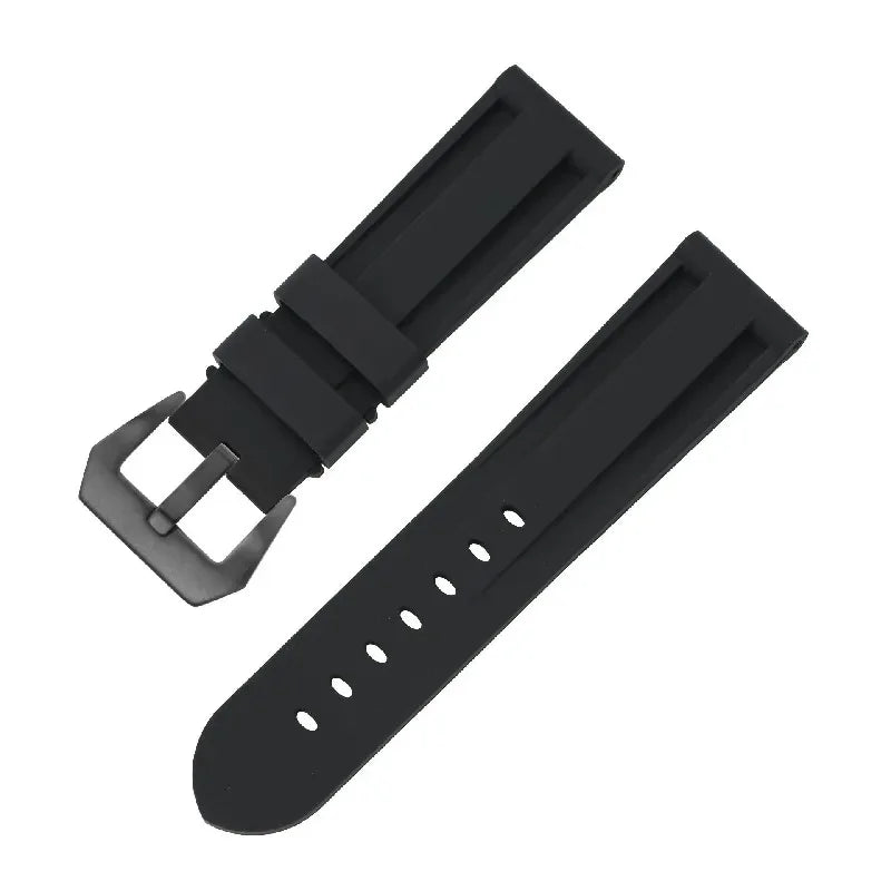 Thick Rubber Watch Band 20mm 22mm 24mm 26mm Camouflage Replacement Silicone Wrist Belt Bracelet Soft Camo Watch Strap