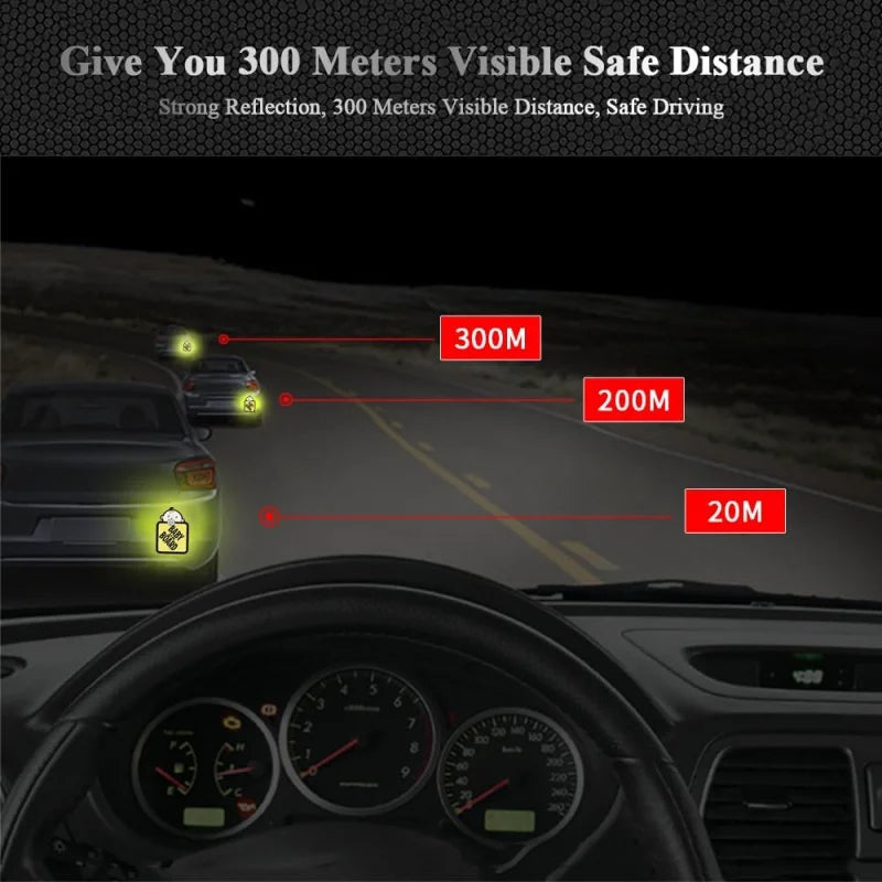 Baby on Board Stickers Reflective Waterproof Sunscreen Baby Safety Warning Signs Decorative Accessories
