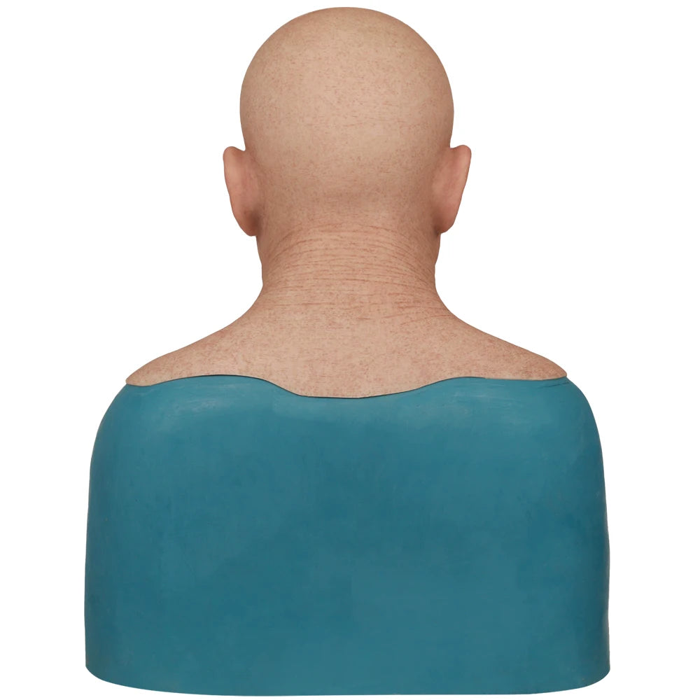 Realistic Crossdresser Male mask Full Head Face Mask for men Transgender Male Hood Headwea Drag Queen halloween Cosplay