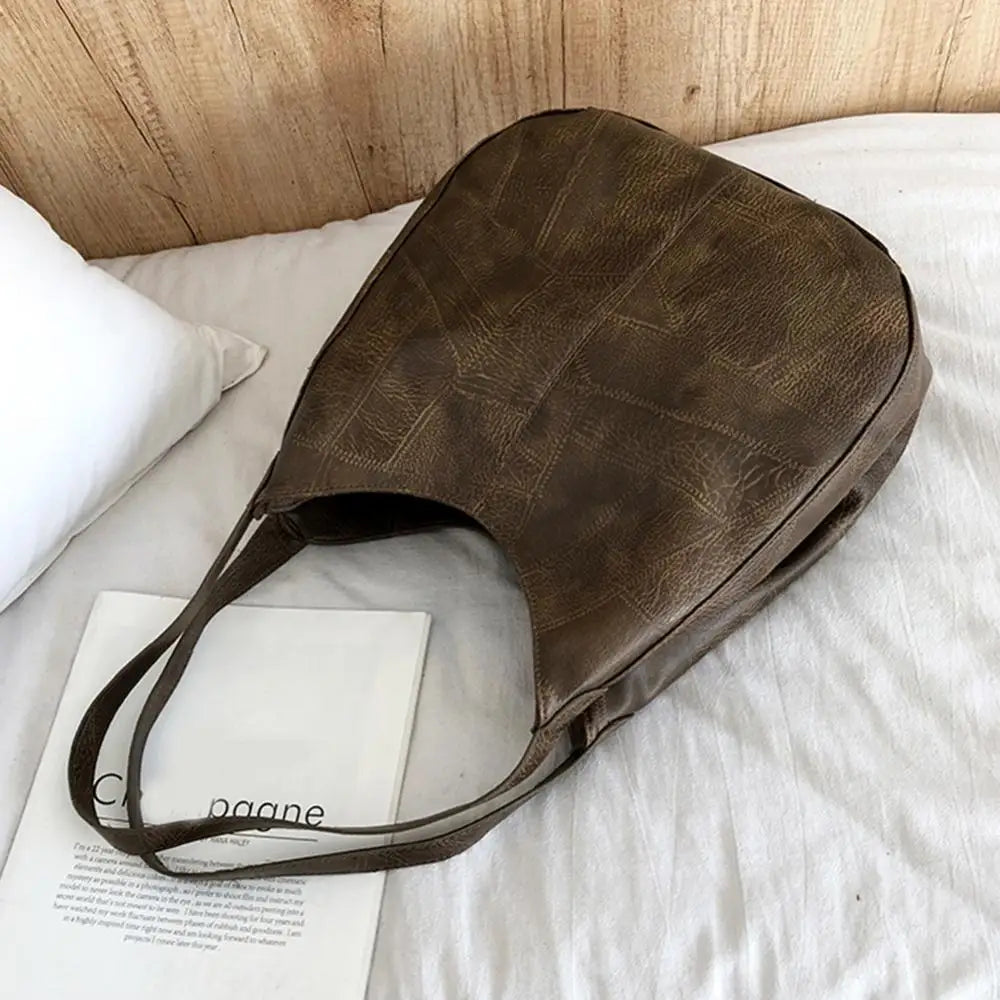 Women's Handbags Vintage Luxury Leather Shoulder Bag Designers Large Bag Modern Fashion Brand Female