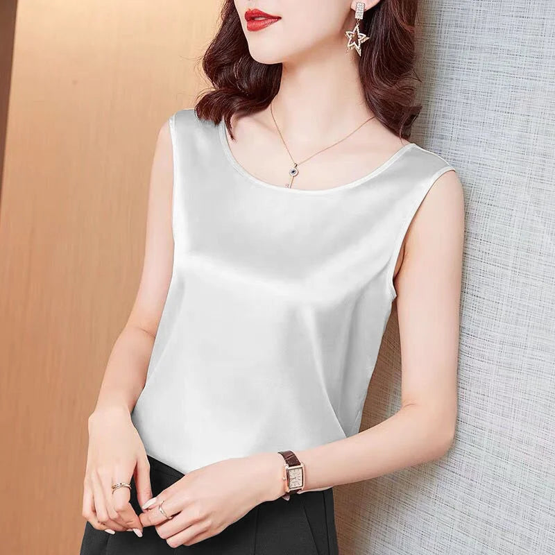Women Summer Tanks Camis Vest Fashion Casual Sleeveless Ladies Street  Tanks Tops Tees Hotsweet B3164